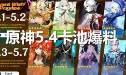 最新原神2.7卡池爆料,新角色与限定武器，惊喜连连！